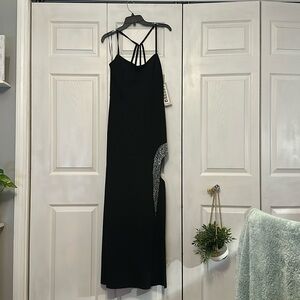 floor-length formal dresss